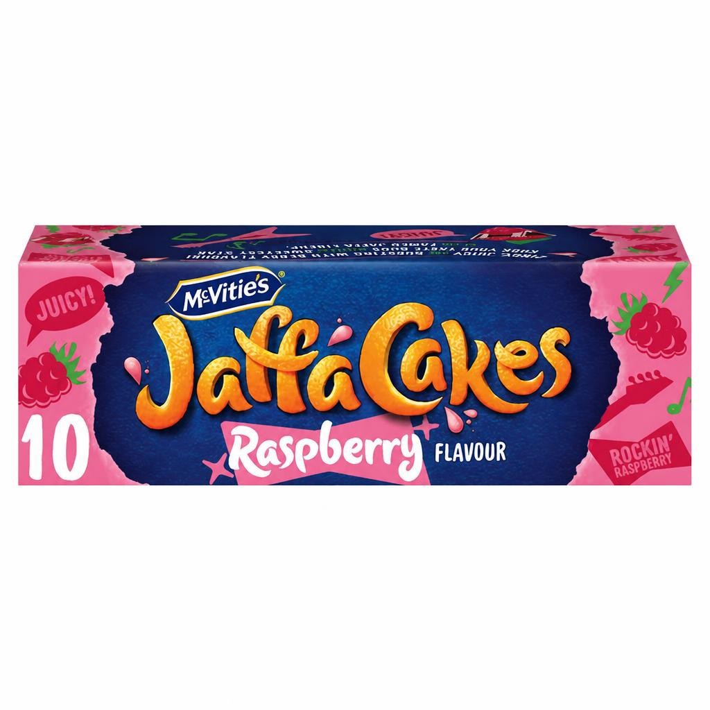 McVitie's Jaffa Cakes Original Raspberry Flavour Biscuits x10 110g