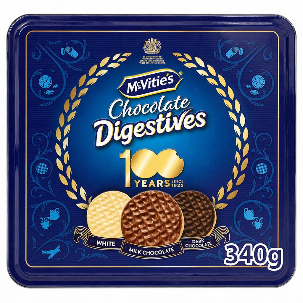 McVitie's Chocolate Digestives 100th Year Tin 340g