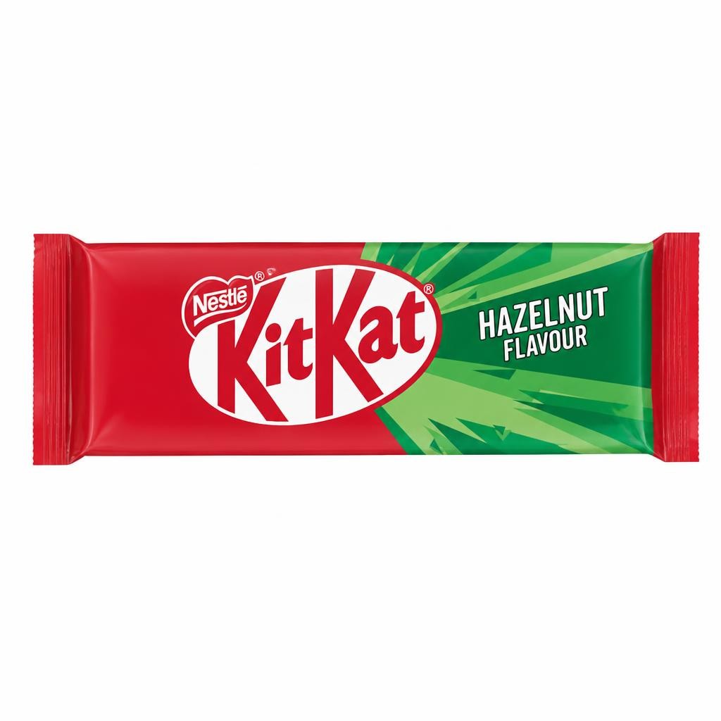 KitKat 2 Finger Hazelnut Flavour Chocolate Bar Multipack x8 165.6g