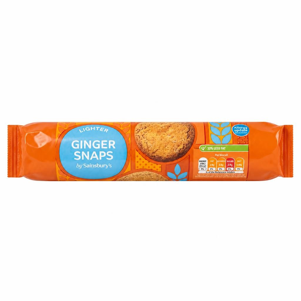 Sainsbury's Lighter Ginger Snaps 250g