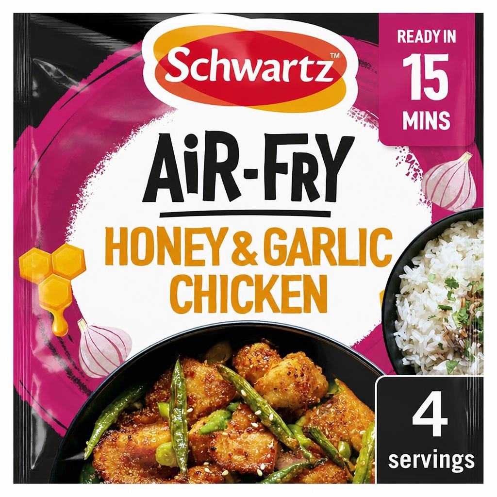 Schwartz Air Fry Honey & Garlic Chicken Recipe Mix 30g