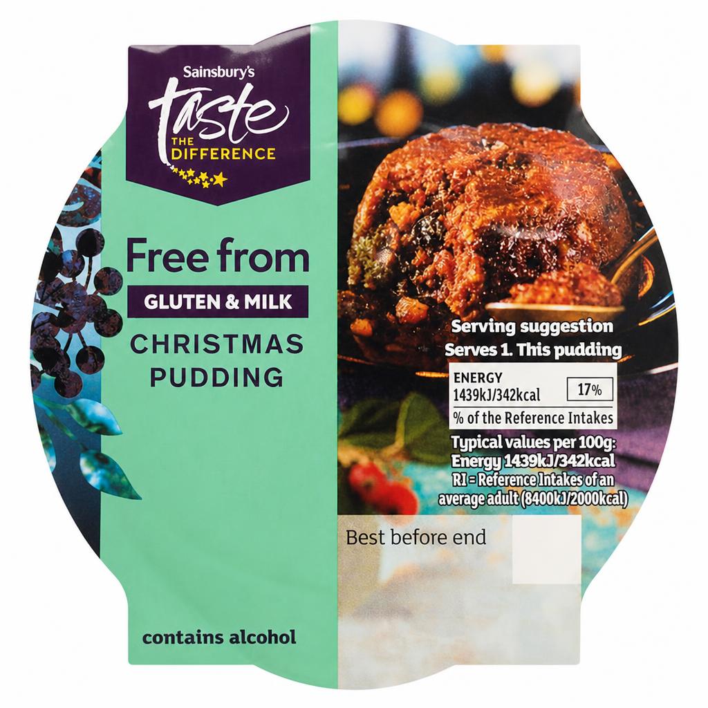 Sainsbury's Free From 100g Christmas Pudding, Taste the Difference