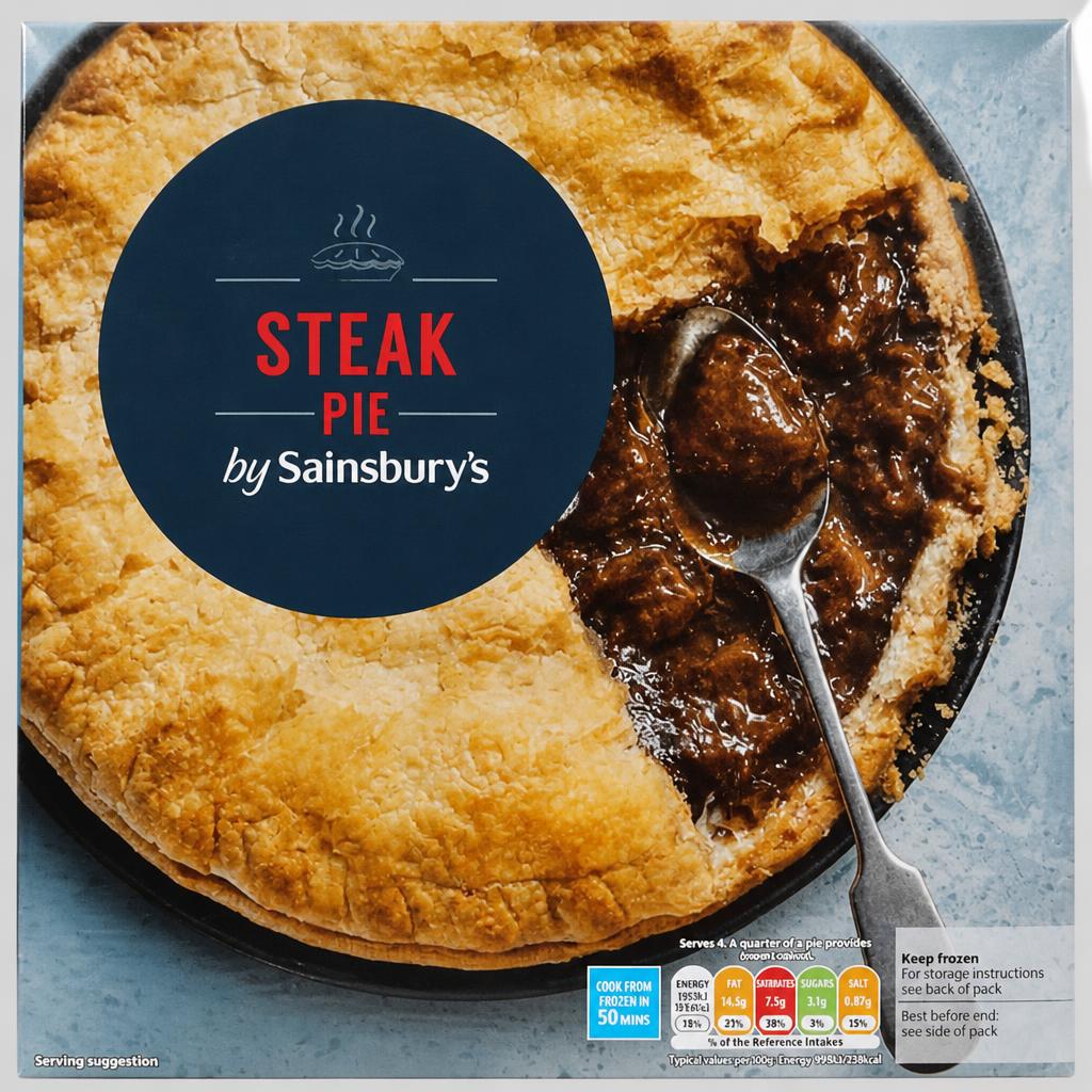 Sainsbury's Steak Family Pie 700g