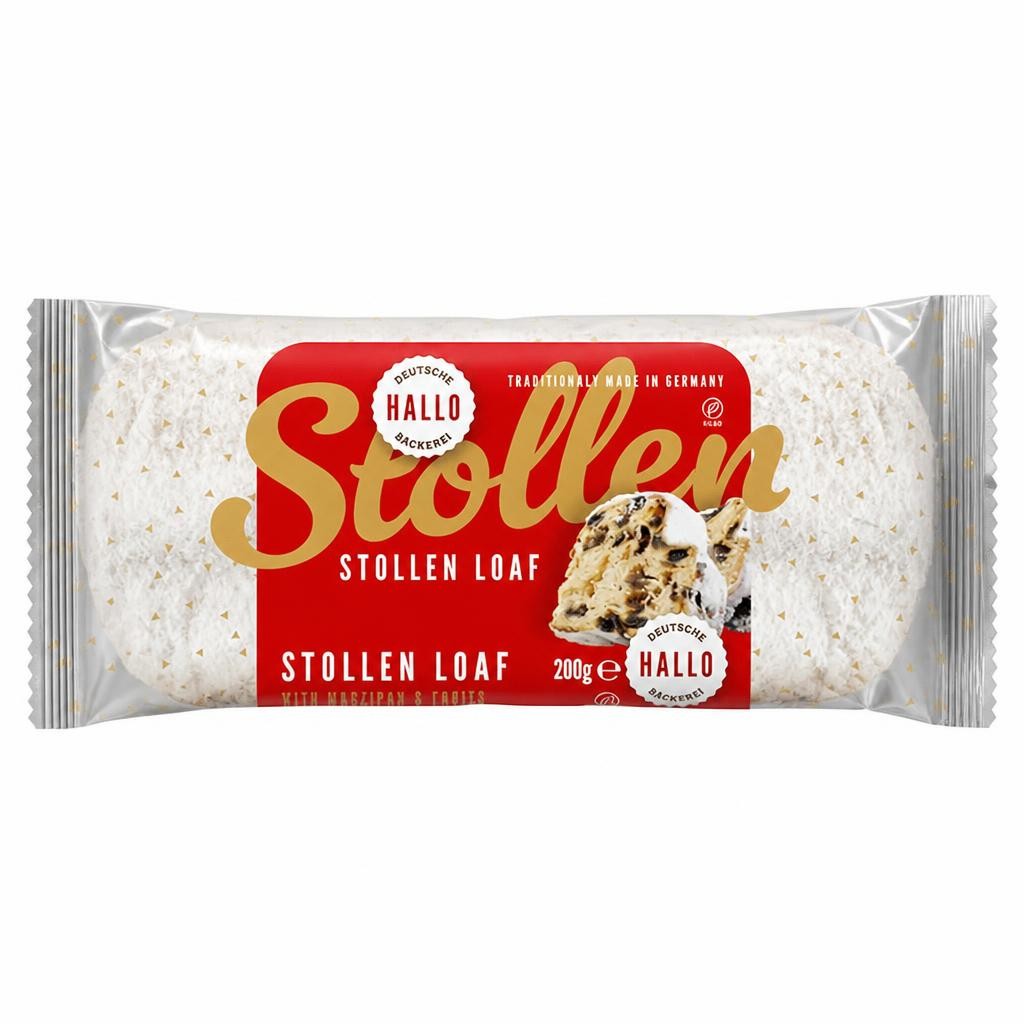Hallo Stollen Loaf with Marzipan & Fruits 200g