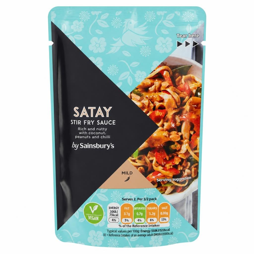 Sainsbury's Satay Stir Fry Sauce 120g