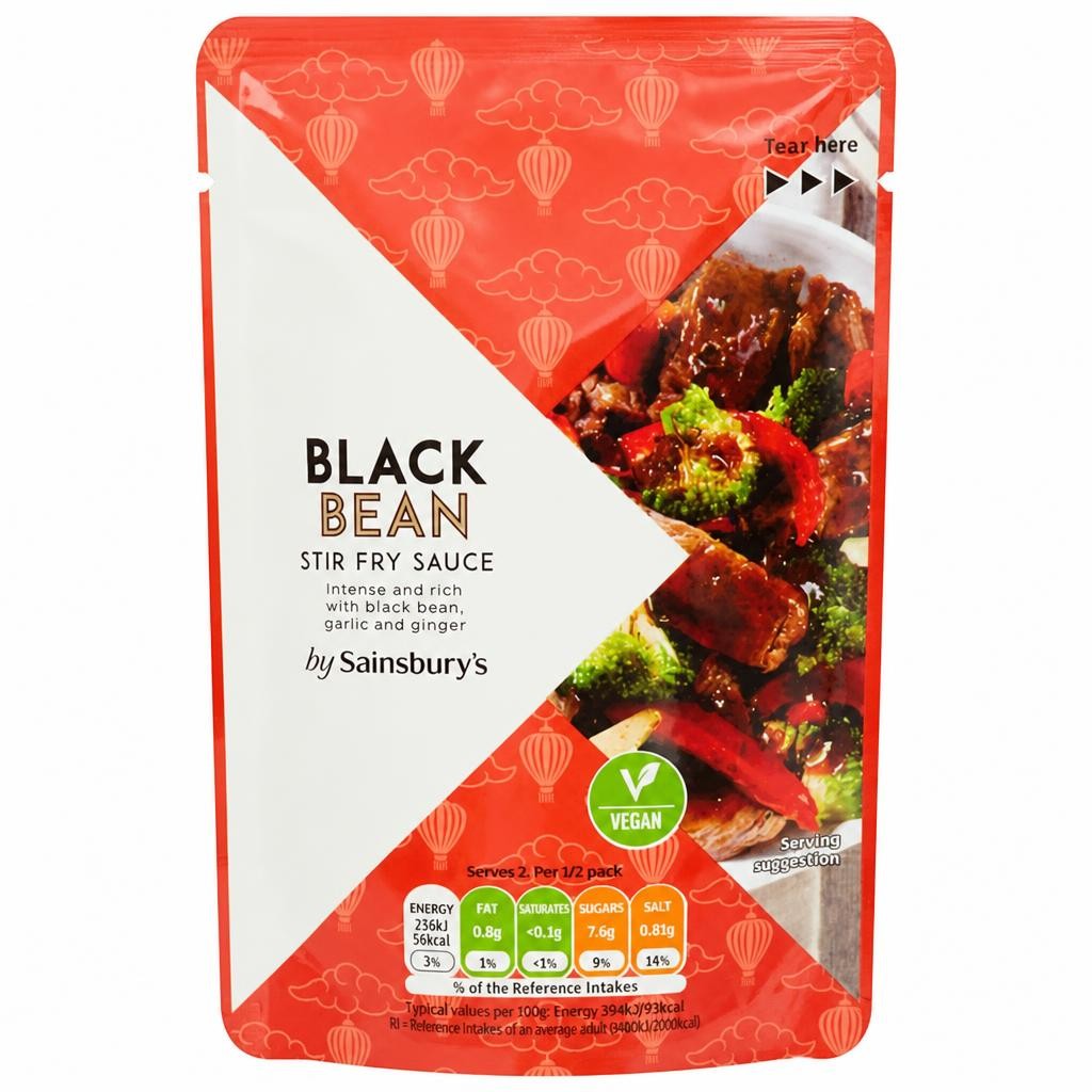 Sainsbury's Black Bean Stir Fry Sauce 120g