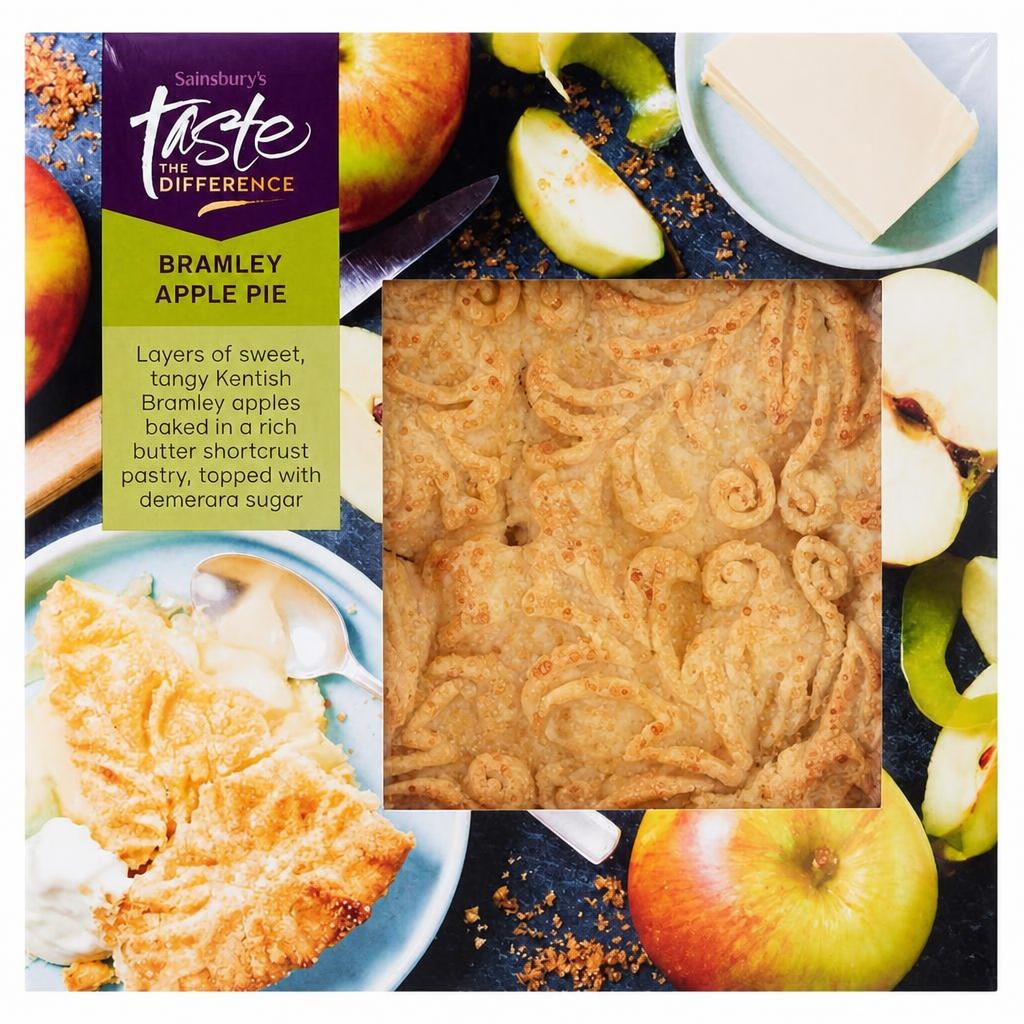 Sainsbury's Bramley Apple Pie, Taste the Difference 660g
