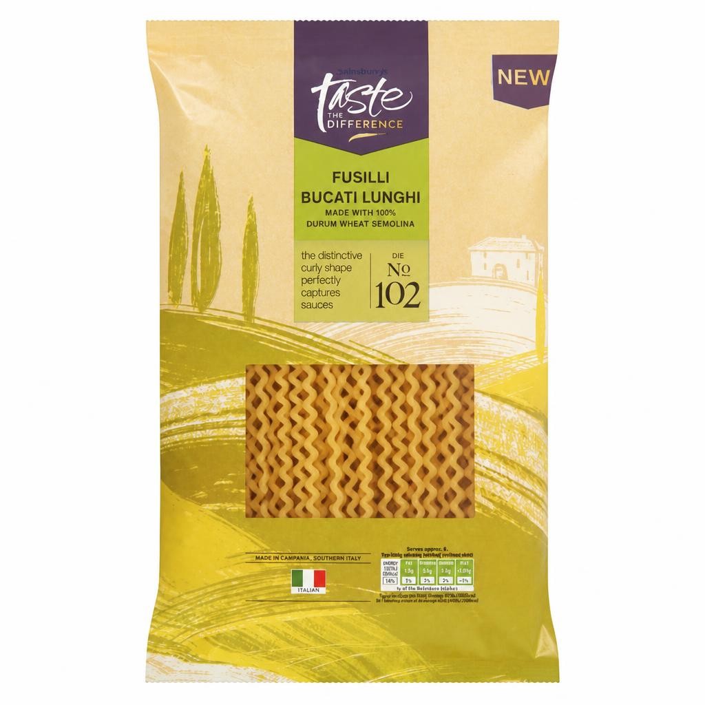 Sainsbury's Fusilli Bucati Lunghi, Taste the Difference 500g