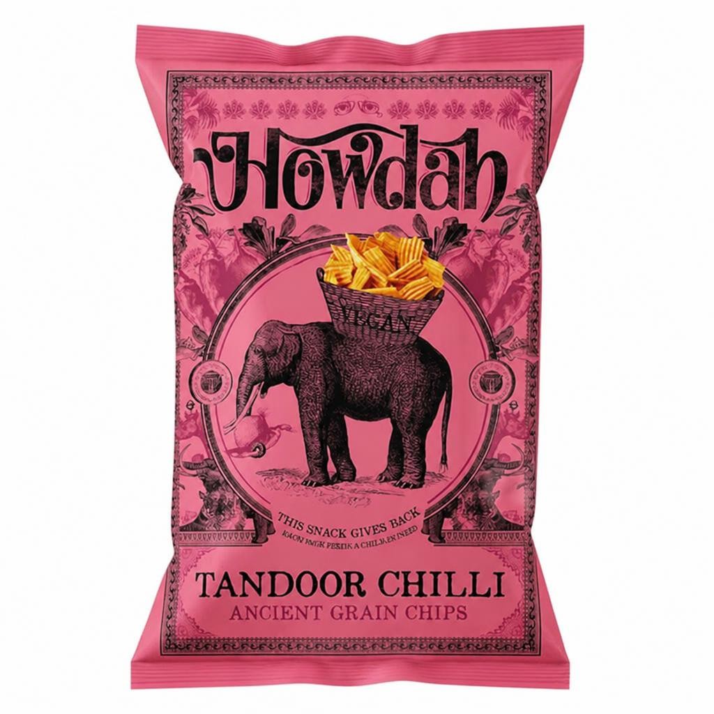 Howdah Tandoor Chilli Ancient Grain Chips 130g