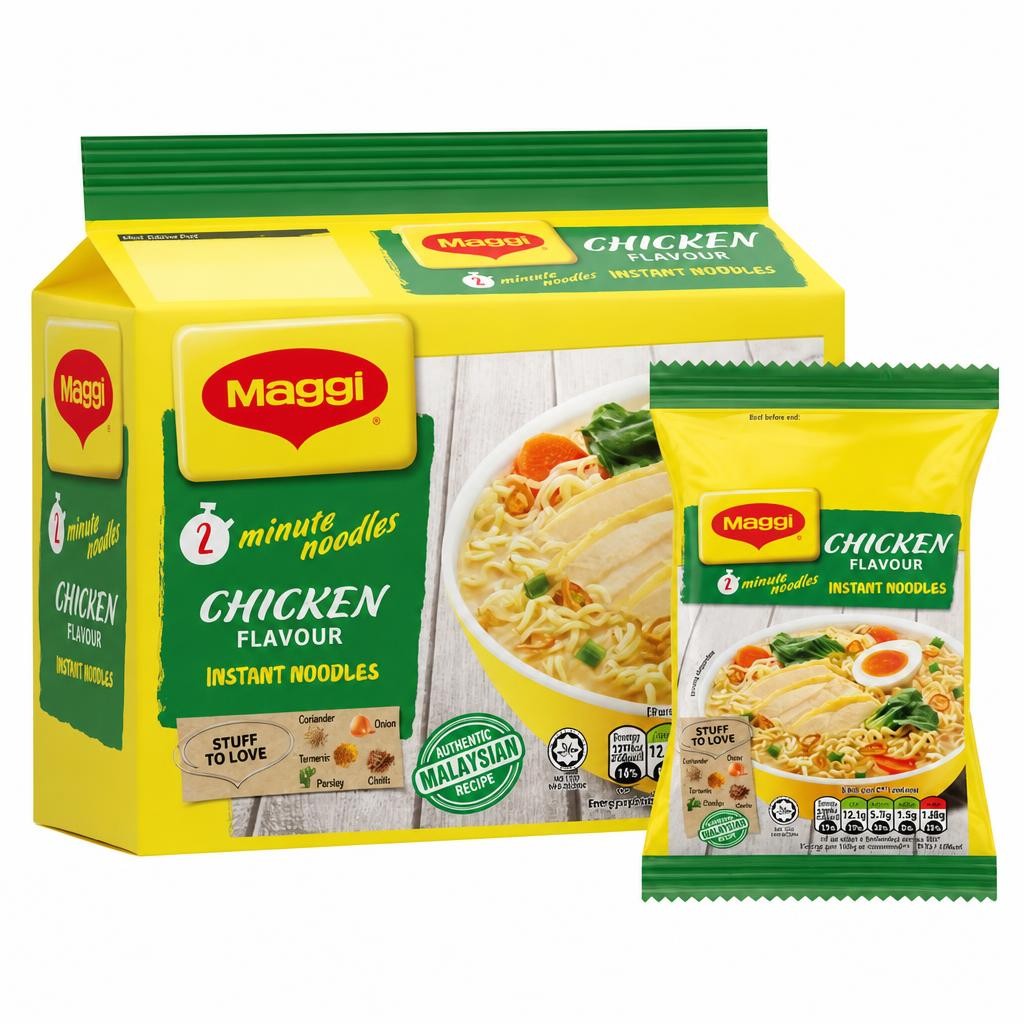 Maggi Chicken Flavour Instant Noodles 5x74g