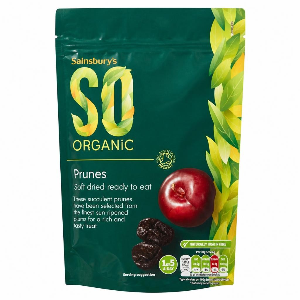 Sainsbury's Prunes, SO Organic 250g