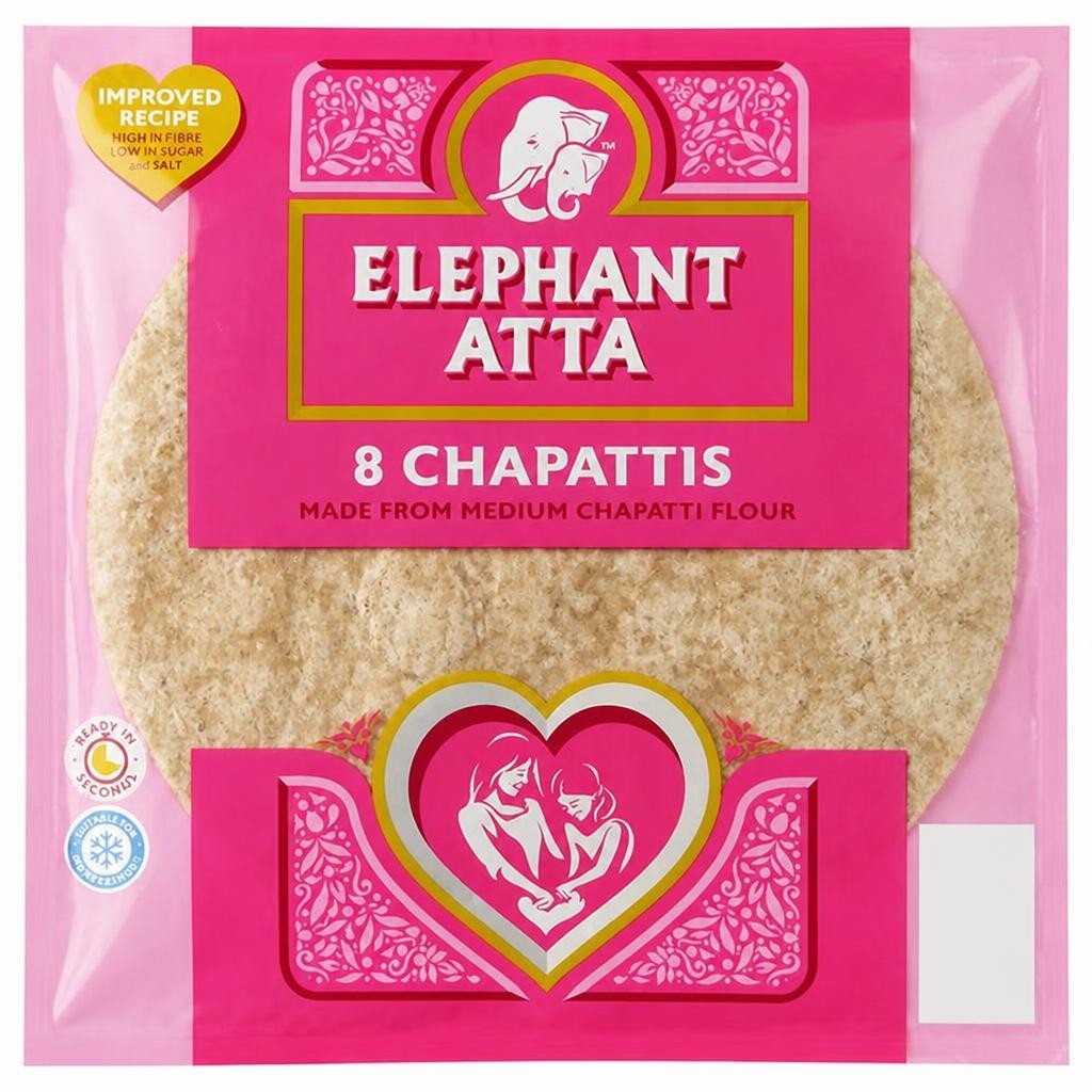 Elephant Atta Chapattis 360g