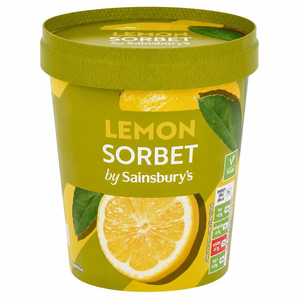 Sainsbury's Sorbet Lemon 500ml