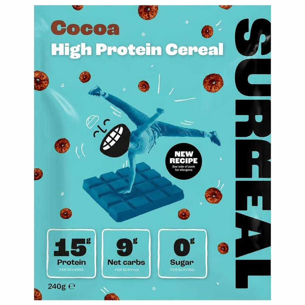 Surreal Cocoa High Protein Zero Sugar Gluten Free Cereal 240g