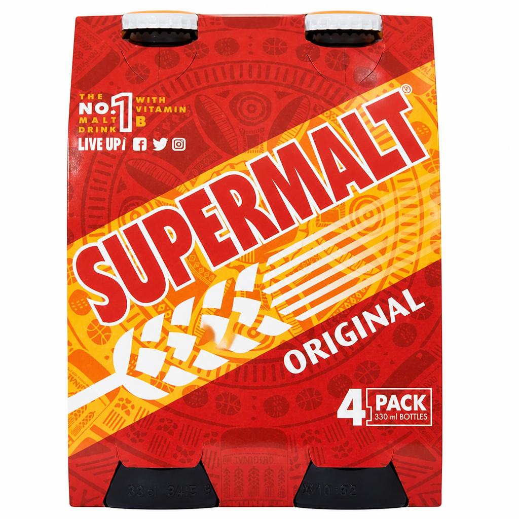Supermalt Bottles 4x330ml