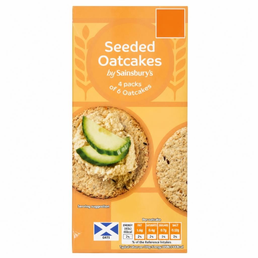 Sainsbury's Seeded Oatcakes 250g