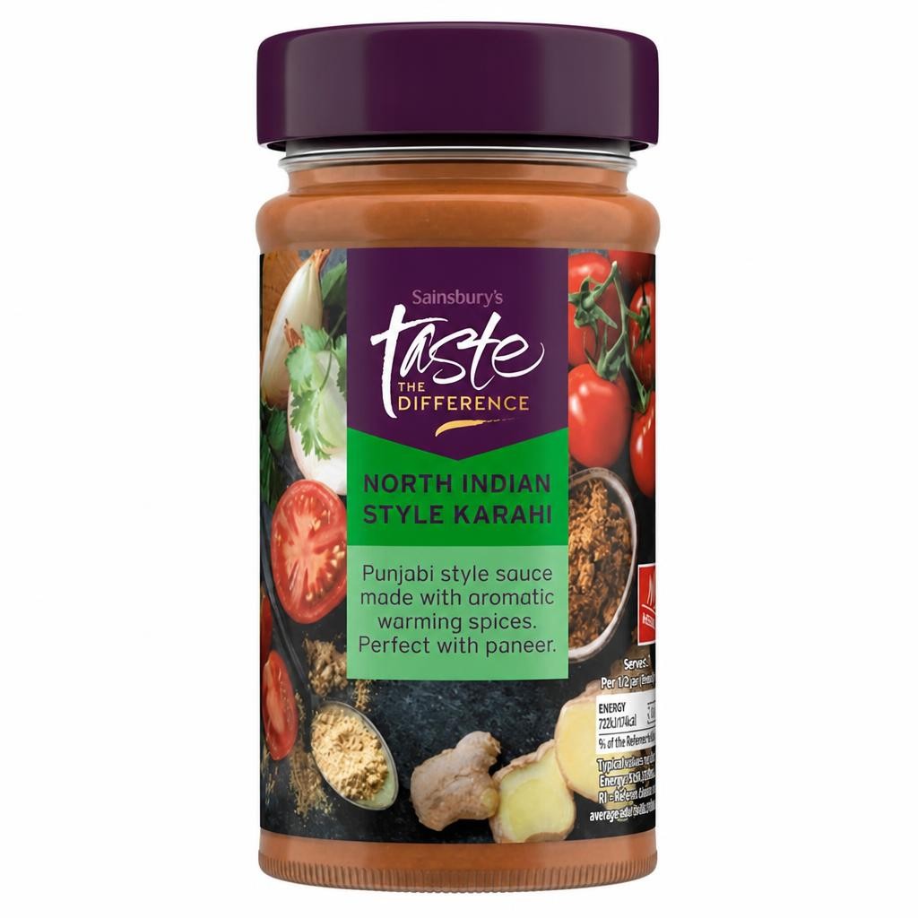 Sainsbury's North Indian Style Karahi Curry Sauce, Taste the Difference 340g