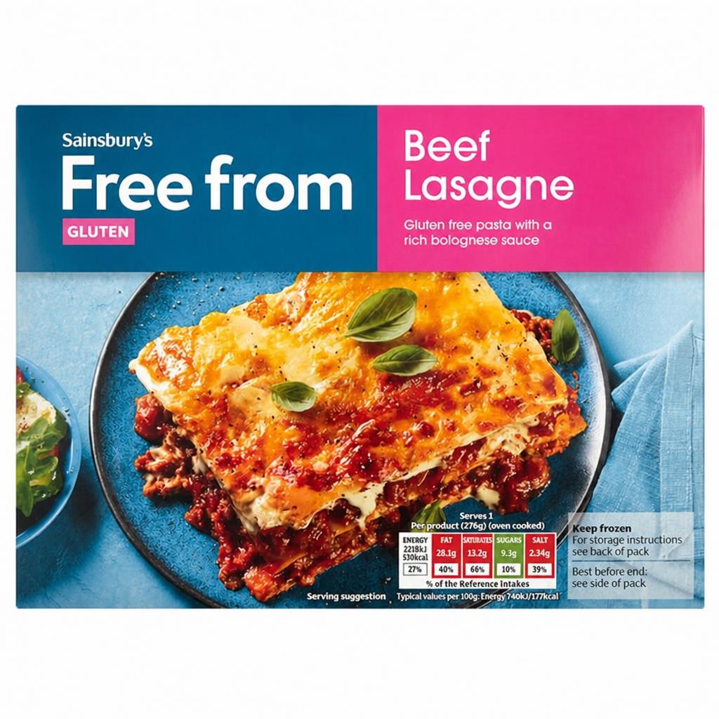 Sainsbury's Free From Beef Lasagne 300g