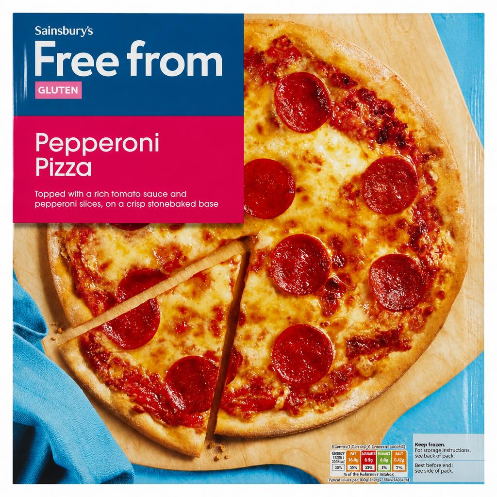 Sainsbury's Free From Pepperoni Pizza 305g