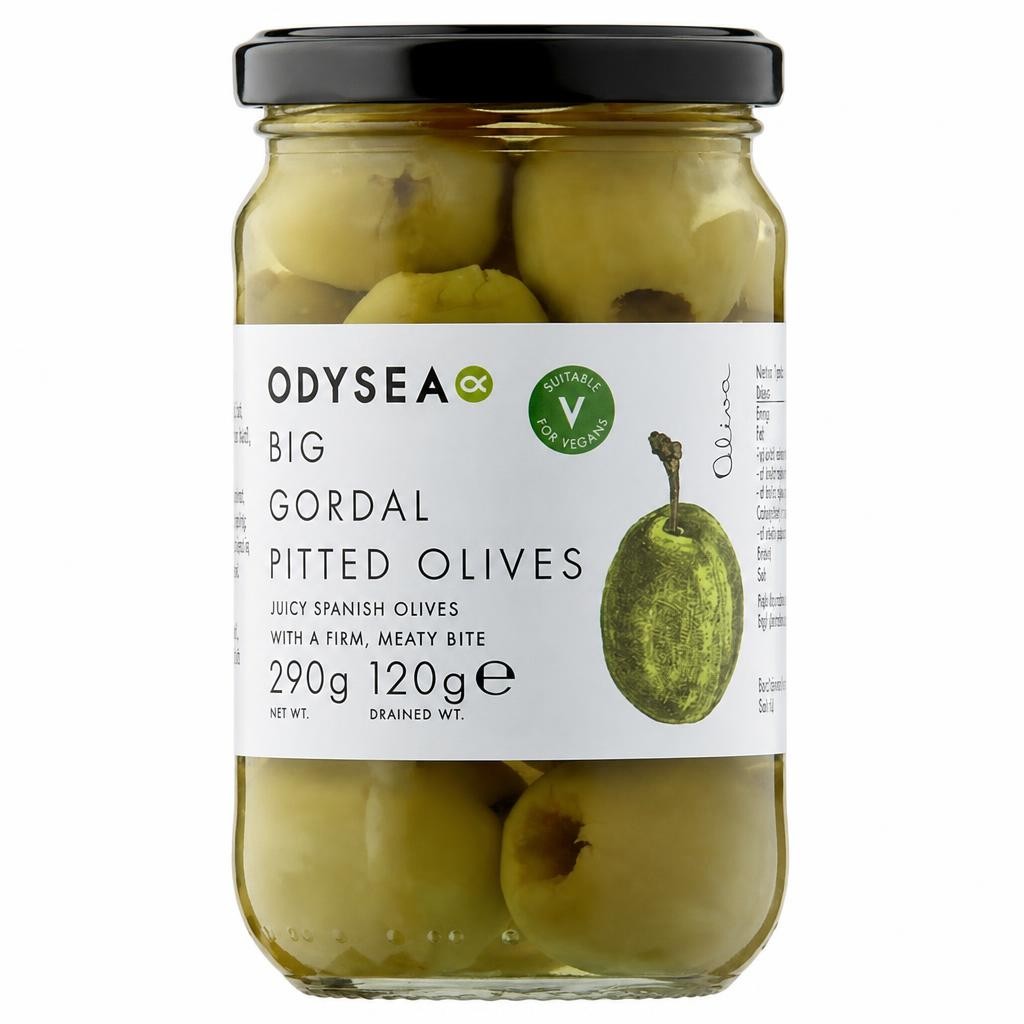 Odysea Big Gordal Pitted Olives 290g (120g*)