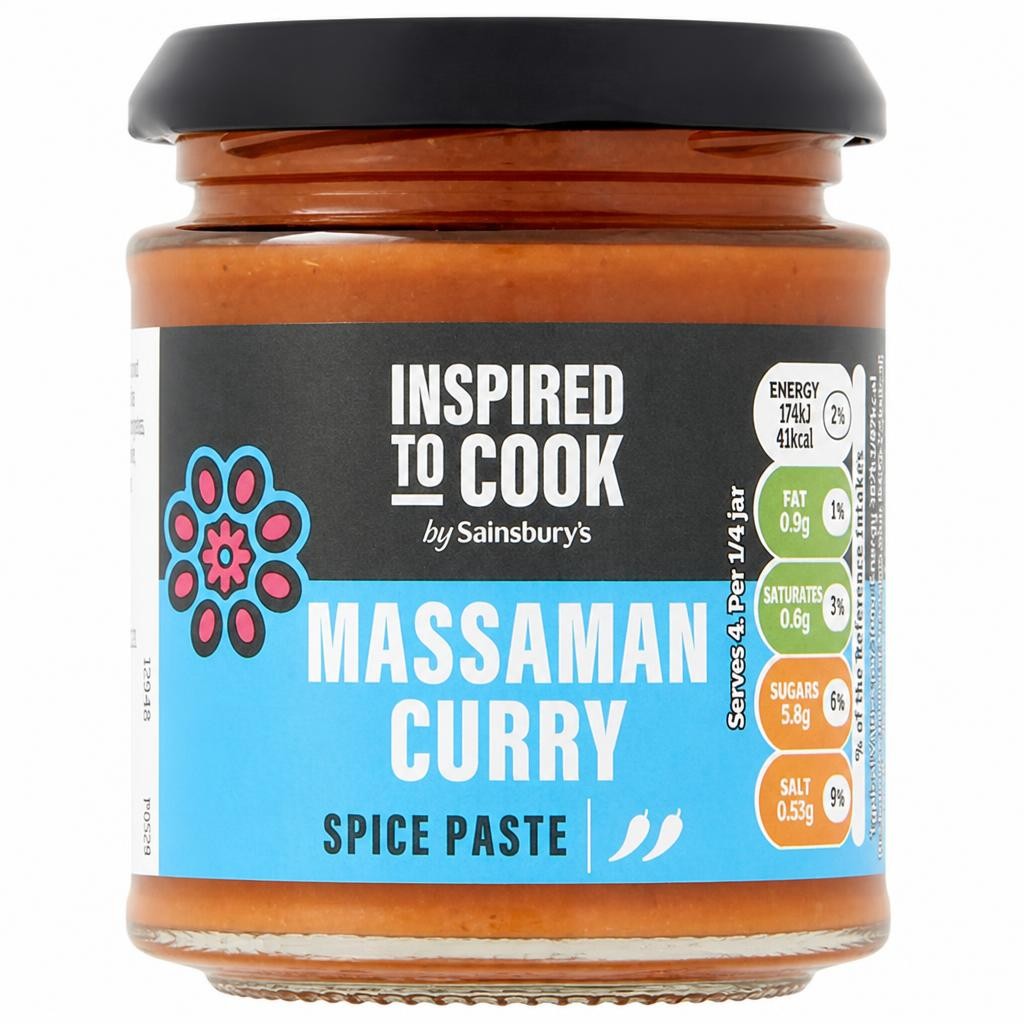 Sainsbury's Massaman Curry Paste, Inspired to Cook 190g
