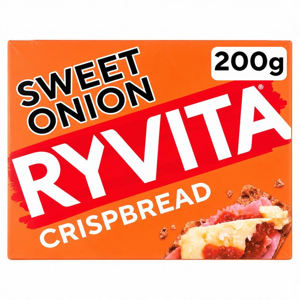 Ryvita Crispbread Sweet Onion Crackers 200g