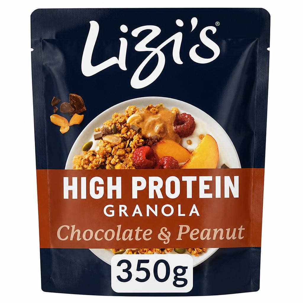 Lizi's High Protein Chocolate & Peanut Granola 350g