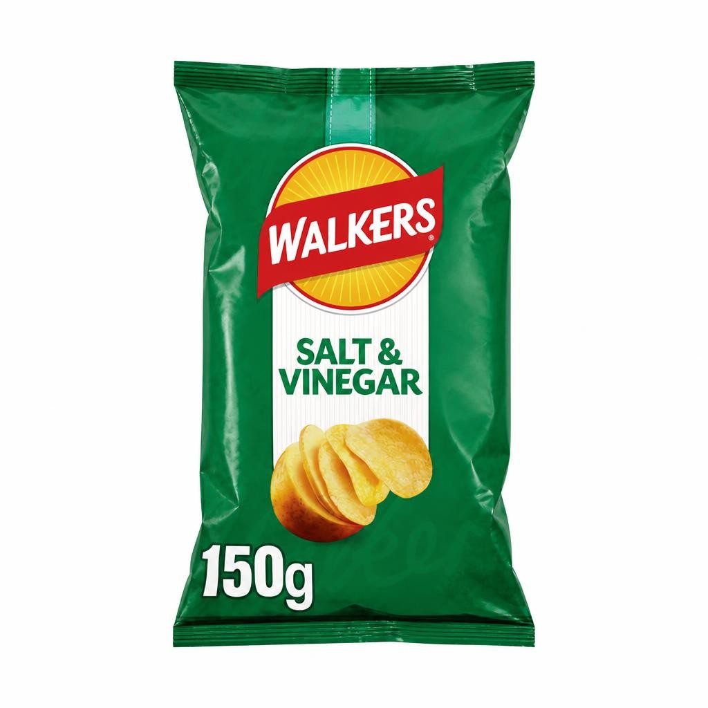 Walkers Crisps Salt & Vinegar 150g
