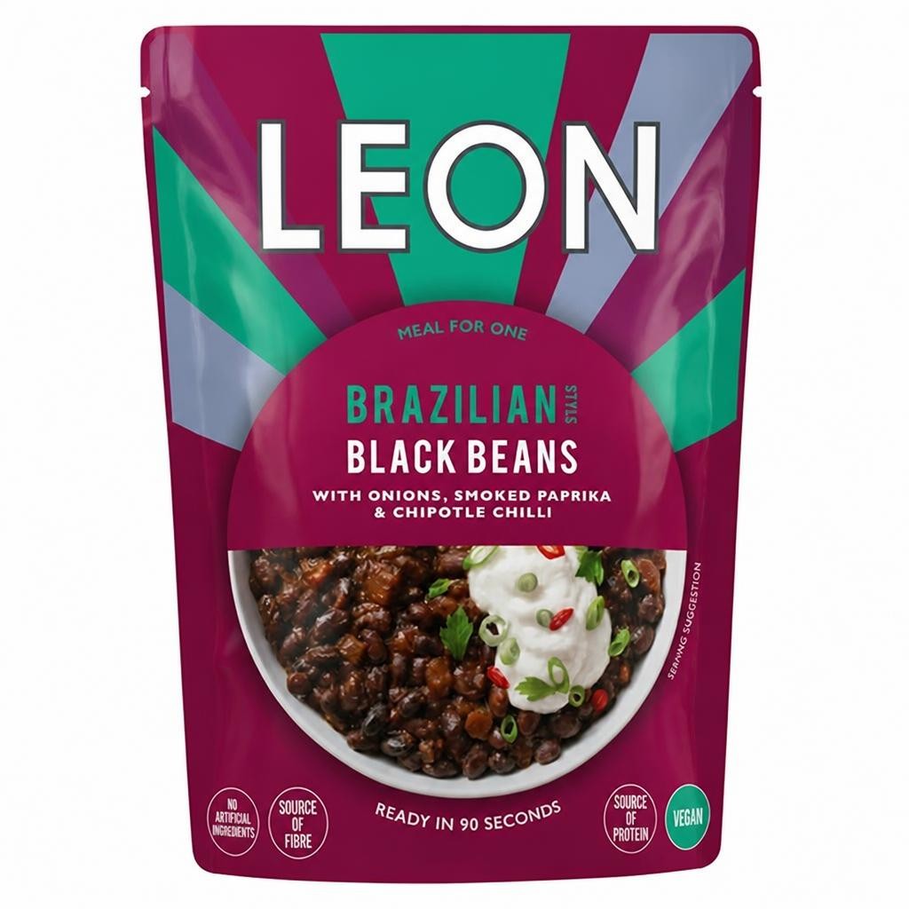 LEON Brazilian Style Black Beans 250g