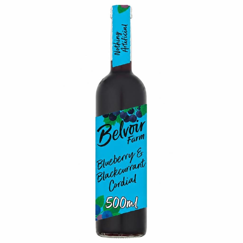 Belvoir Farm Blueberry & Blackcurrant Cordial 500ml