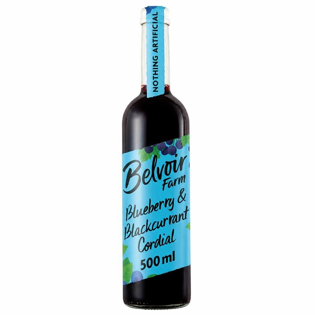 Belvoir Farm Blueberry & Blackcurrant Cordial 500ml