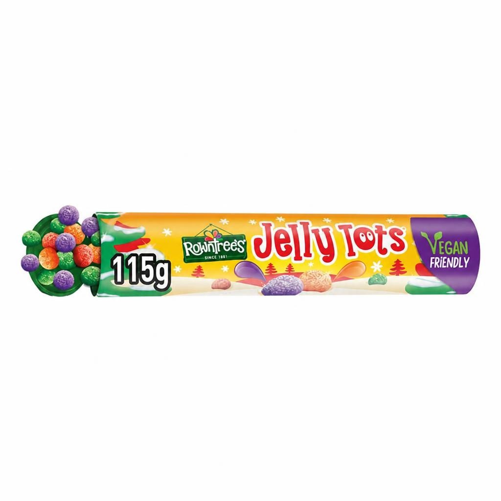 Rowntree’s Jelly Tots Sweets Giant Tube 115g