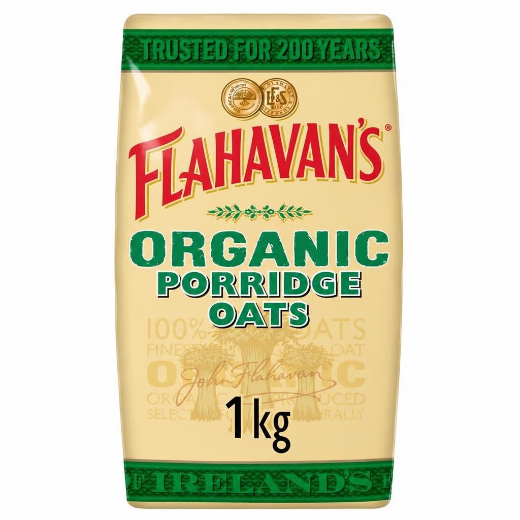 Flahavan's Organic Porridge Oats 1kg