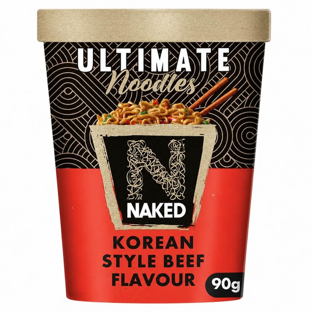 Naked Ultimate Noodles Korean Style Beef Flavour 90g