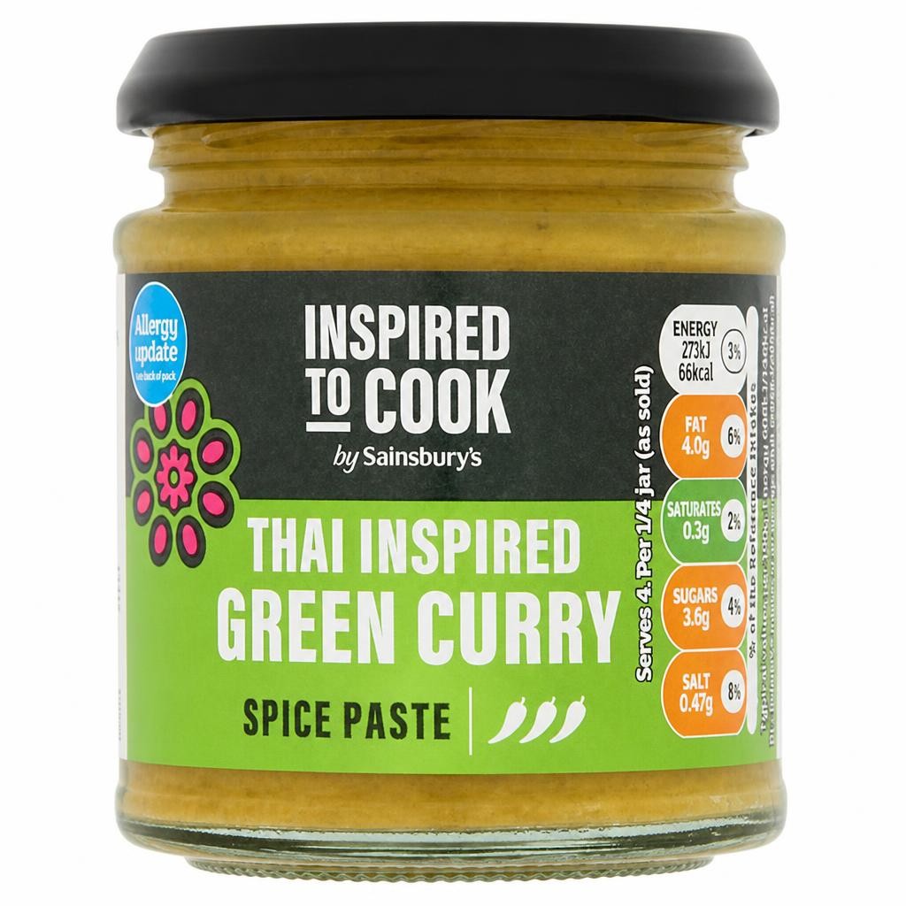 Sainsbury's Thai Inspired Green Curry, Inspired to Cook 180g