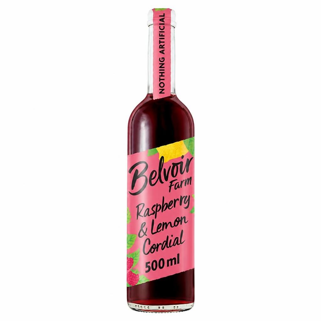 Belvoir Farm Raspberry & Lemon Cordial 500ml