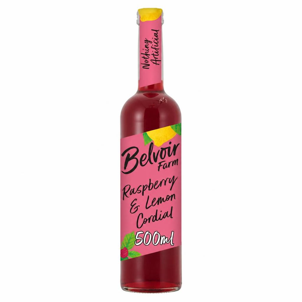 Belvoir Farm Raspberry & Lemon Cordial 500ml