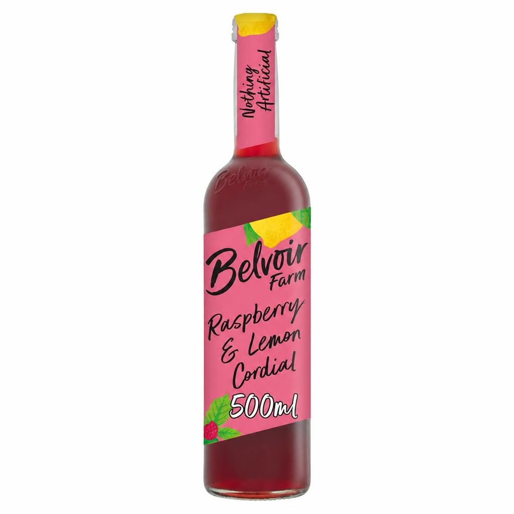 Belvoir Farm Raspberry & Lemon Cordial 500ml