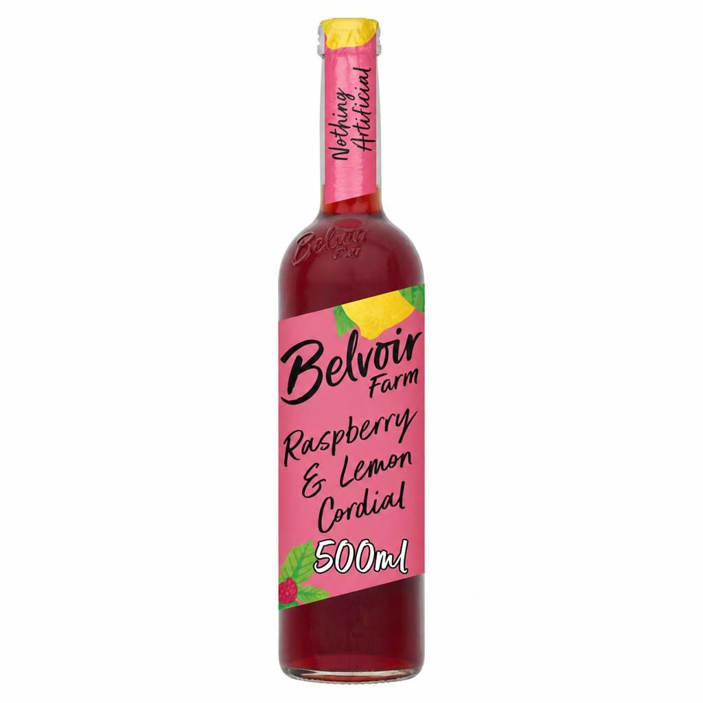 Belvoir Farm Raspberry & Lemon Cordial 500ml
