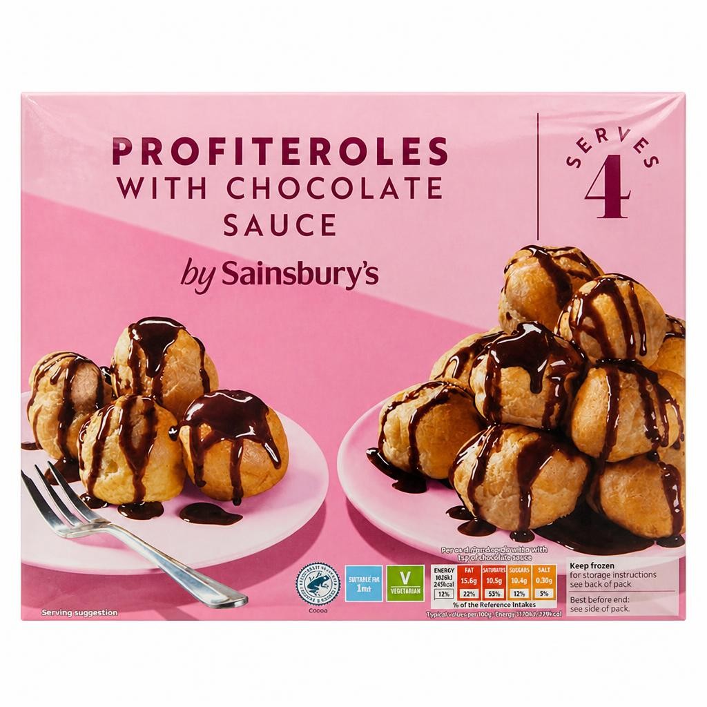 Sainsbury's Profiteroles & Chocolate Sauce 260g