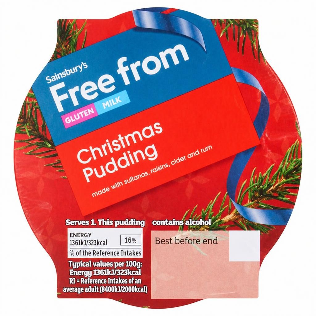 Sainsbury's Free From Christmas Pudding 100g