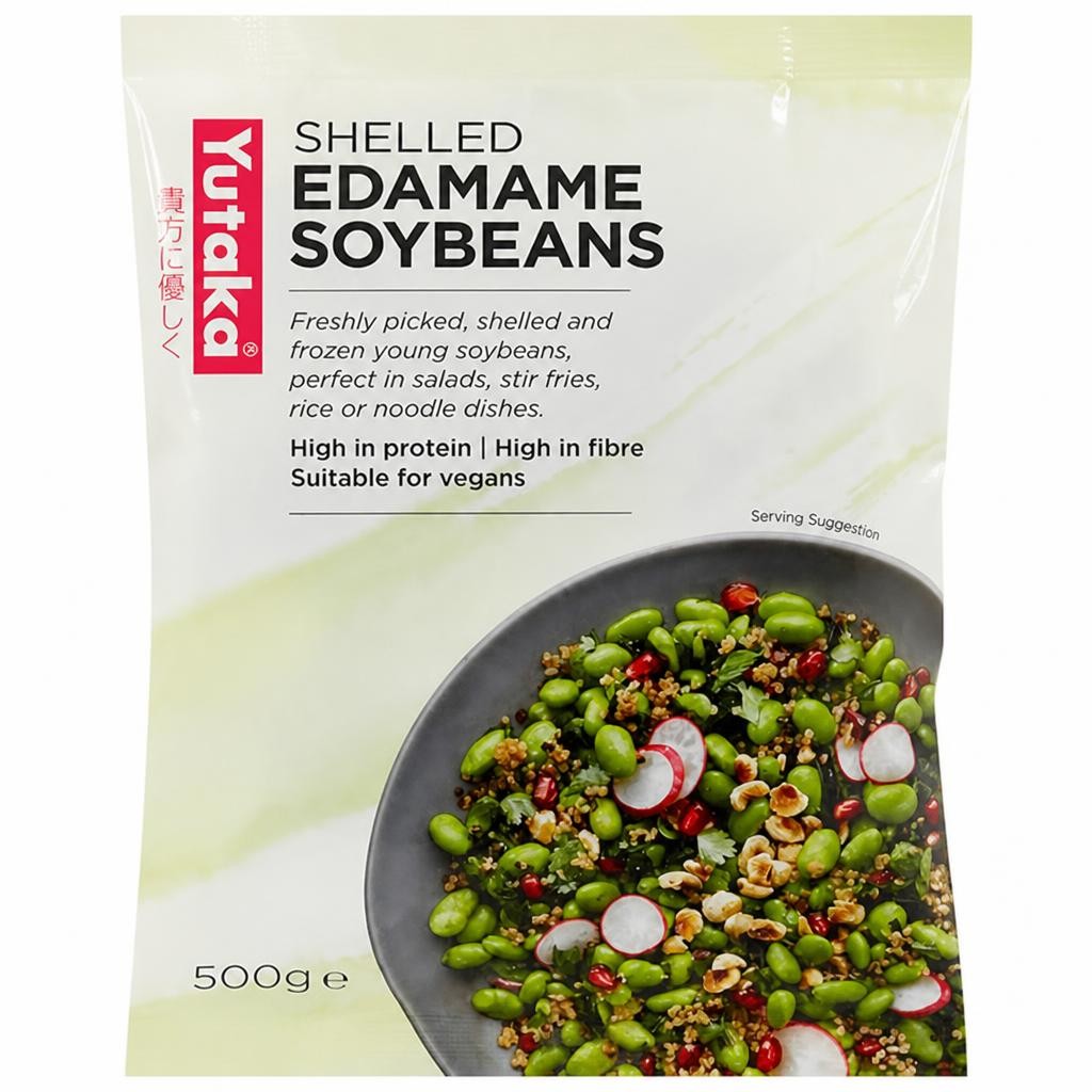Yutaka Shelled Edamame Soybeans 500g