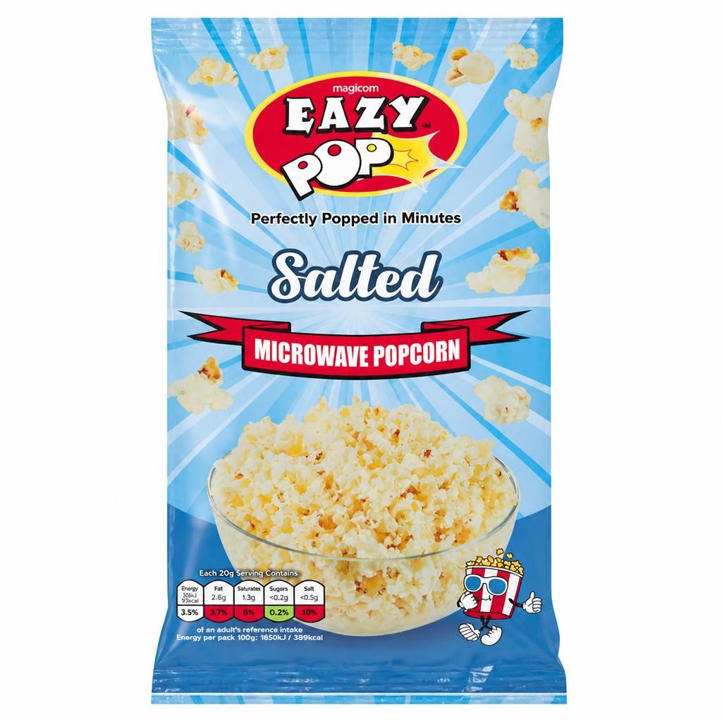Eazypop Microwave Popcorn Salted 85g