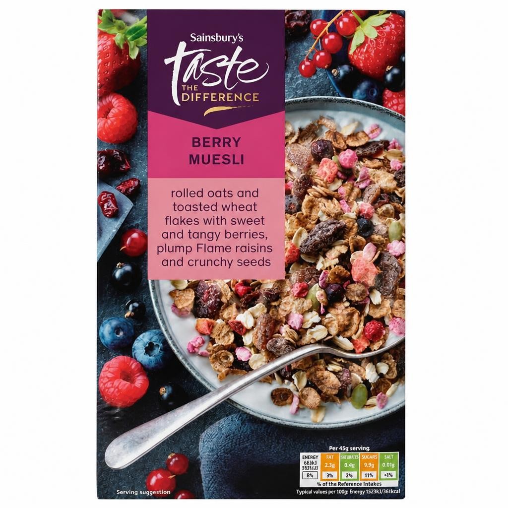 Sainsbury's Berry Muesli, Taste the Difference 500g