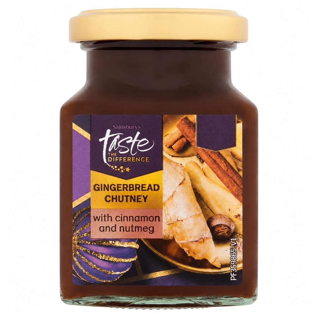Sainsbury's Gingerbread Chutney with Cinnamon & Nutmeg, Taste the Difference 220g