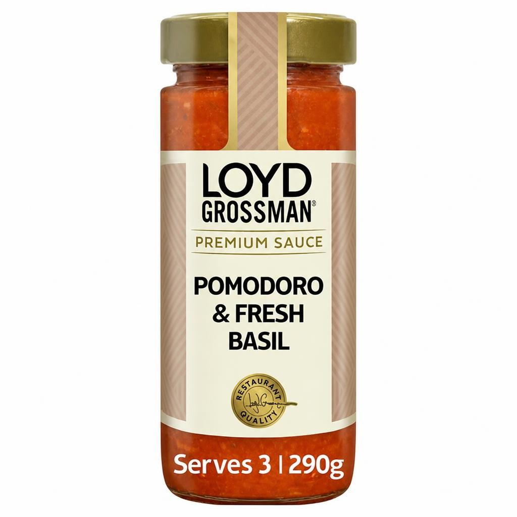 Loyd Grossman Pomodoro & Fresh Basil Pasta Sauce 290g