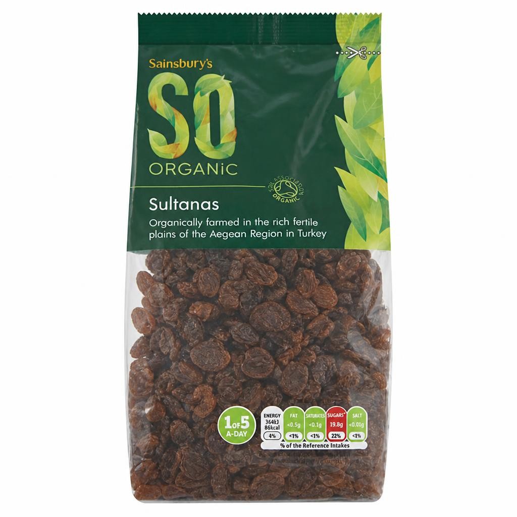 Sainsbury's Sultanas, SO Organic 500g