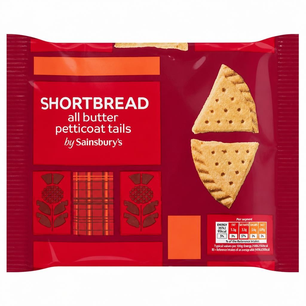 Sainsbury's All Butter Shortbread Petticoat Tails 440g