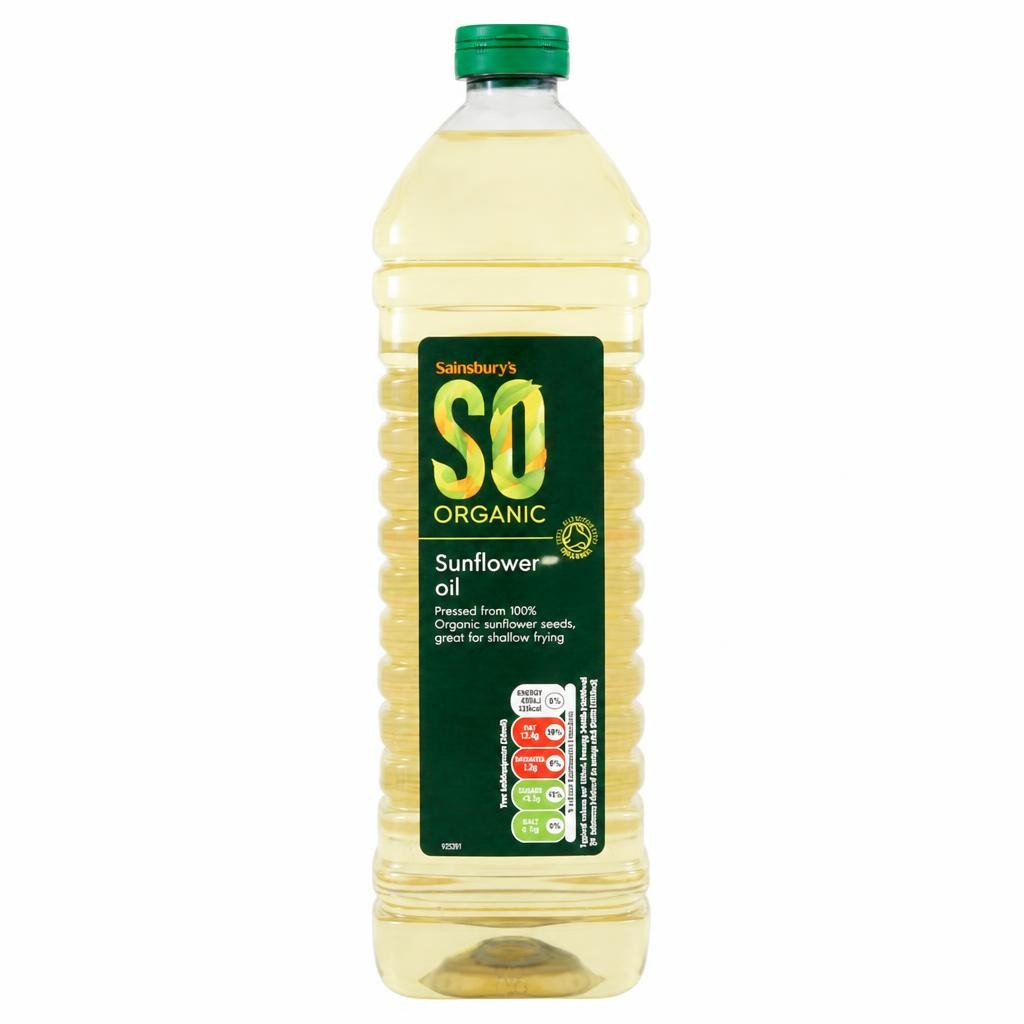 Sainsbury's Sunflower Oil, SO Organic 1L