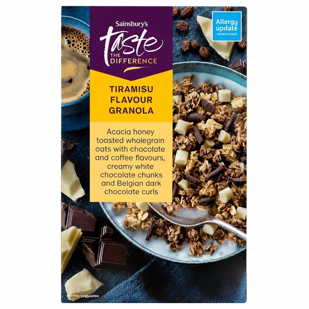 Sainsbury's Tiramisu Flavour Granola, Taste the Difference 500g